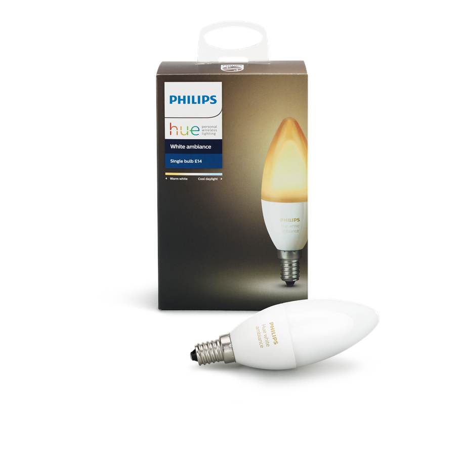 Smarthus - Philips Hue White Ambiance E14 Pære - 929001301401