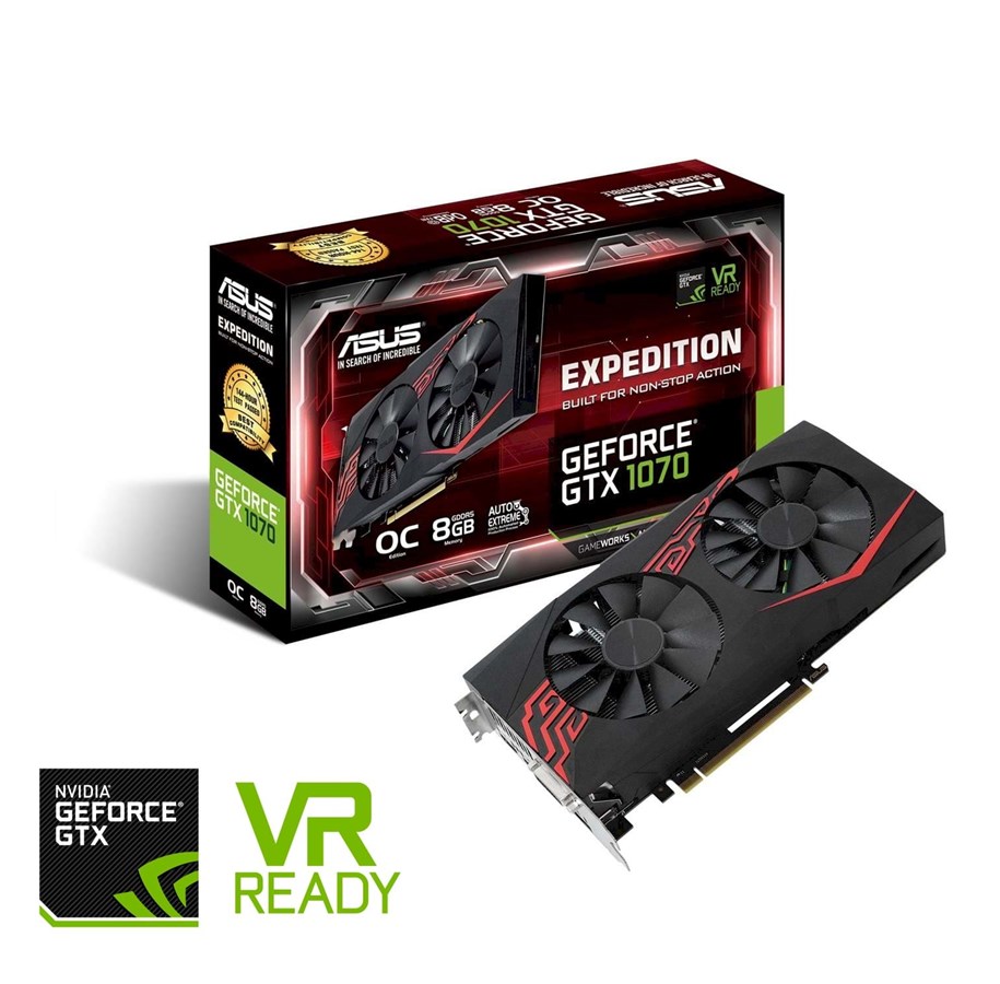 Asus Dual Geforce Gtx 1070 Oc Grafikkort 8 Gb