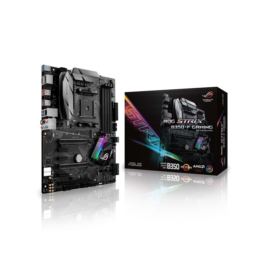 Hovedkort - ASUS ROG STRIX B350-F GAMING Hovedkort - AMD B350 - AMD AM4 socket - DDR4 RAM - ATX - 90MB0UJ0-M0AAY0