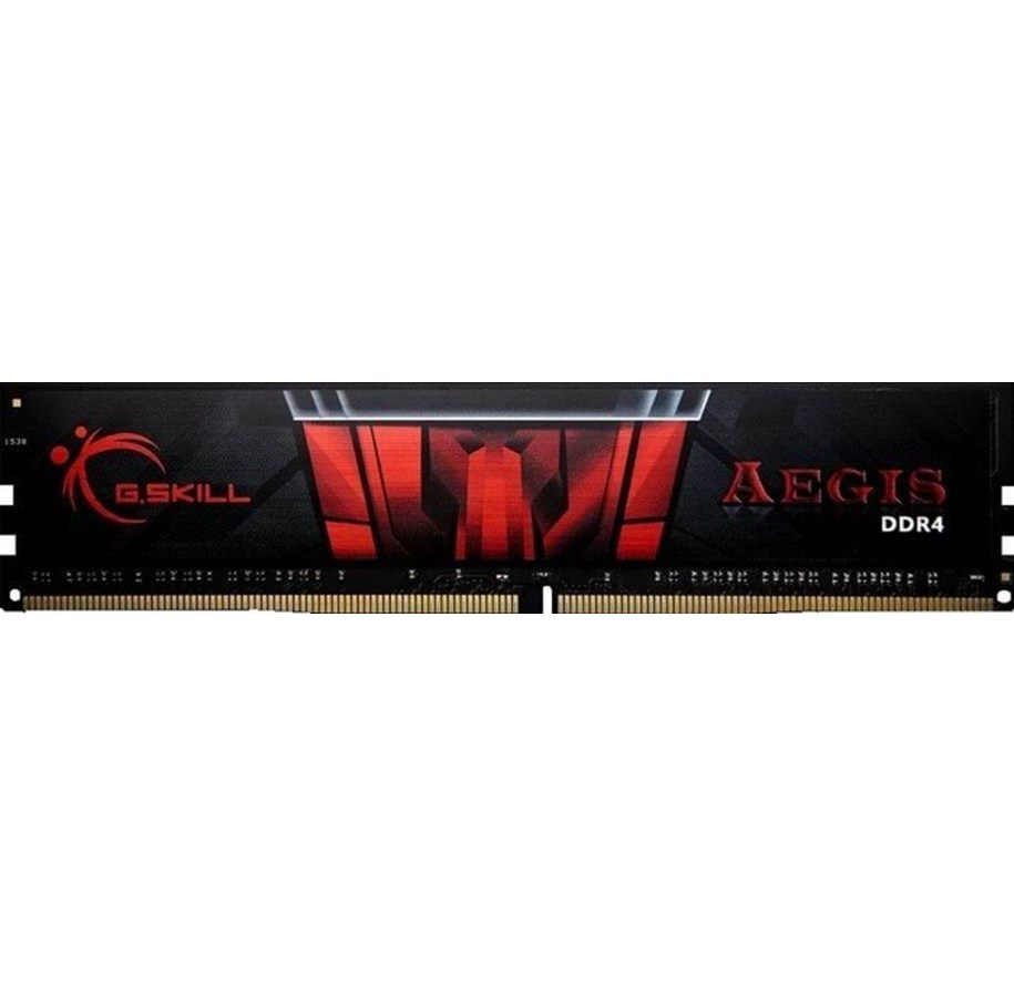 RAM - G.Skill AEGIS DDR4-2400 - 4GB - CL17 - Single Channel (1 pcs) - Intel XMP - Svart - F4-2400C17S-4GIS