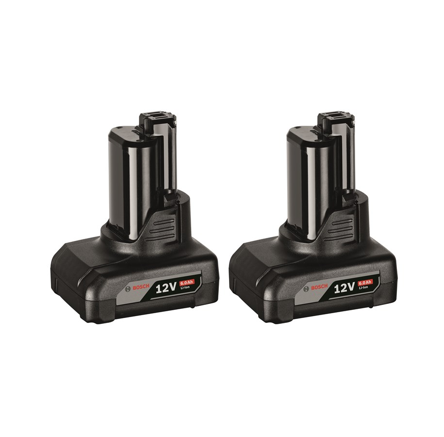 Batterier & Ladere - Bosch 2 x GBA 12V 6.0Ah - 1600A00X7M