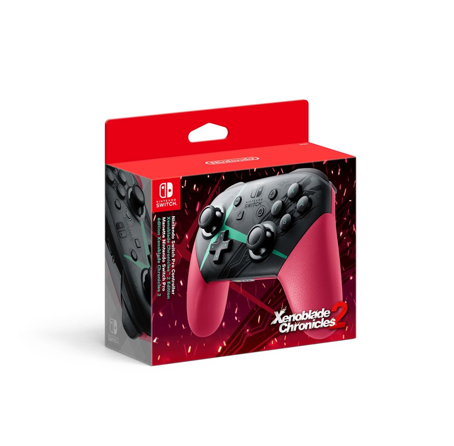 Spill - Tilbehør - Nintendo Pro Controller Xenoblade Chronicles 2 Edition - Wireless Controller - Nintendo Switch - 0045496430818