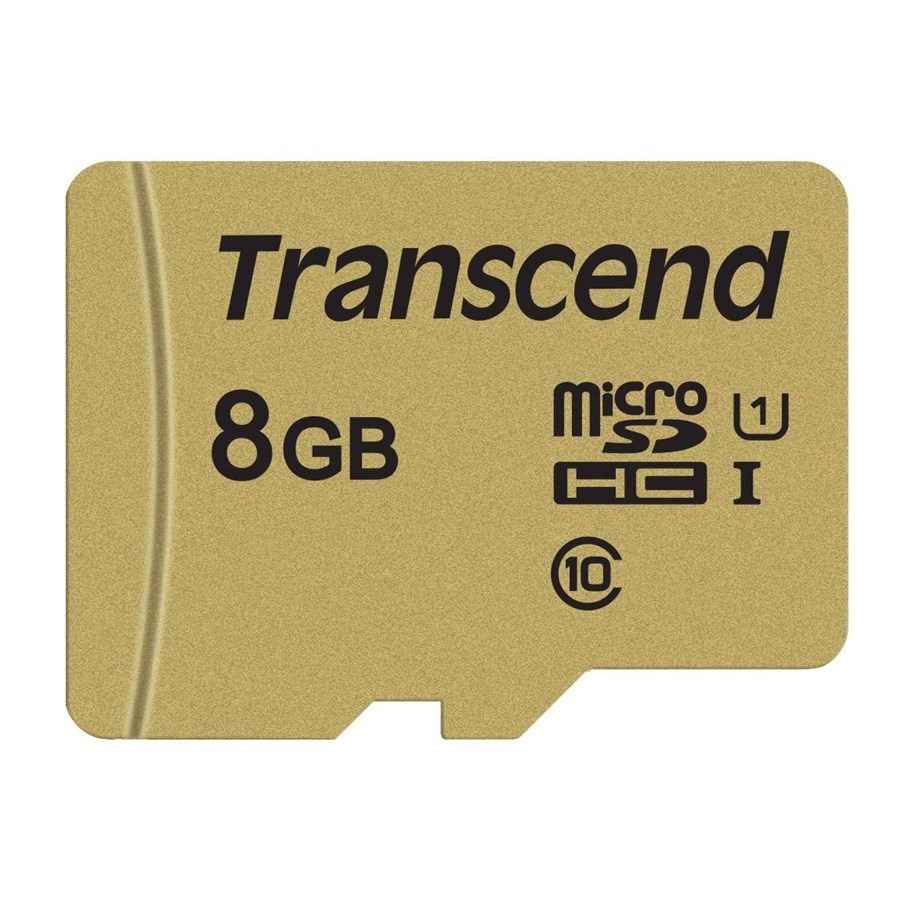 Minnekort - Transcend 500S microSDHC UHS-1 - 8GB - TS8GUSD500S