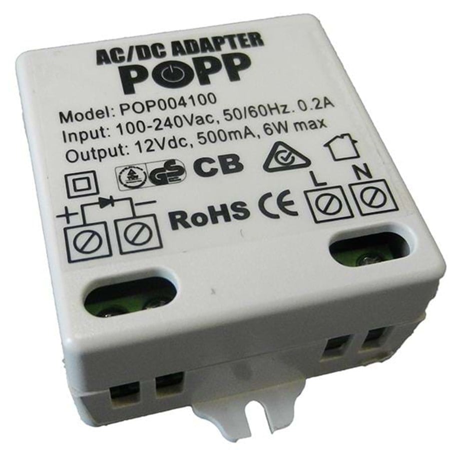Smarthus - Popp External Mains Adapter for POPP Smoke Sensor POPE0 - POPE004100