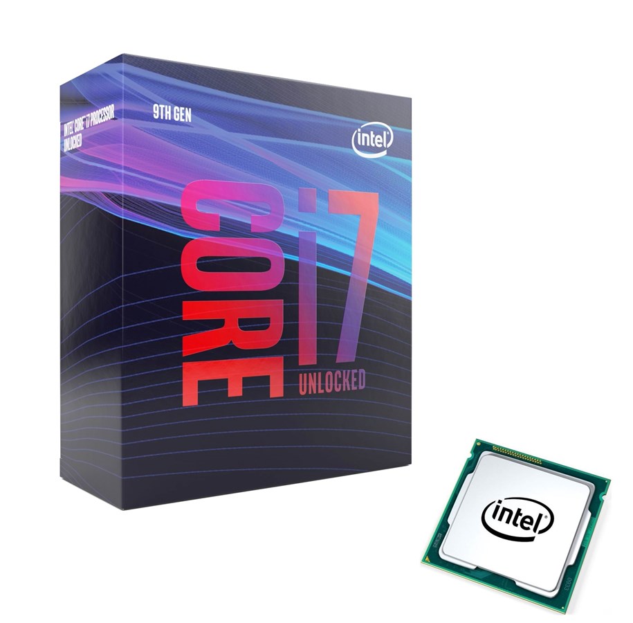 Prosessor/CPU - Intel Core i7-9700K Coffee Lake S Prosessor/CPU - 8 kjerner - 3.6 GHz - Intel LGA1151 - Intel Boks (med kjøler) - BX80684I79700K