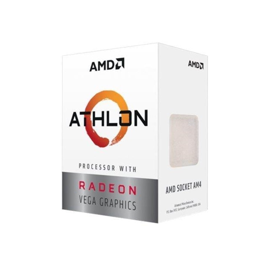 Prosessor/CPU - AMD Athlon 200GE Prosessor/CPU - 2 kjerner - 3.2 GHz - AMD AM4 - AMD Boks (med kjøler) - YD200GC6FBBOX