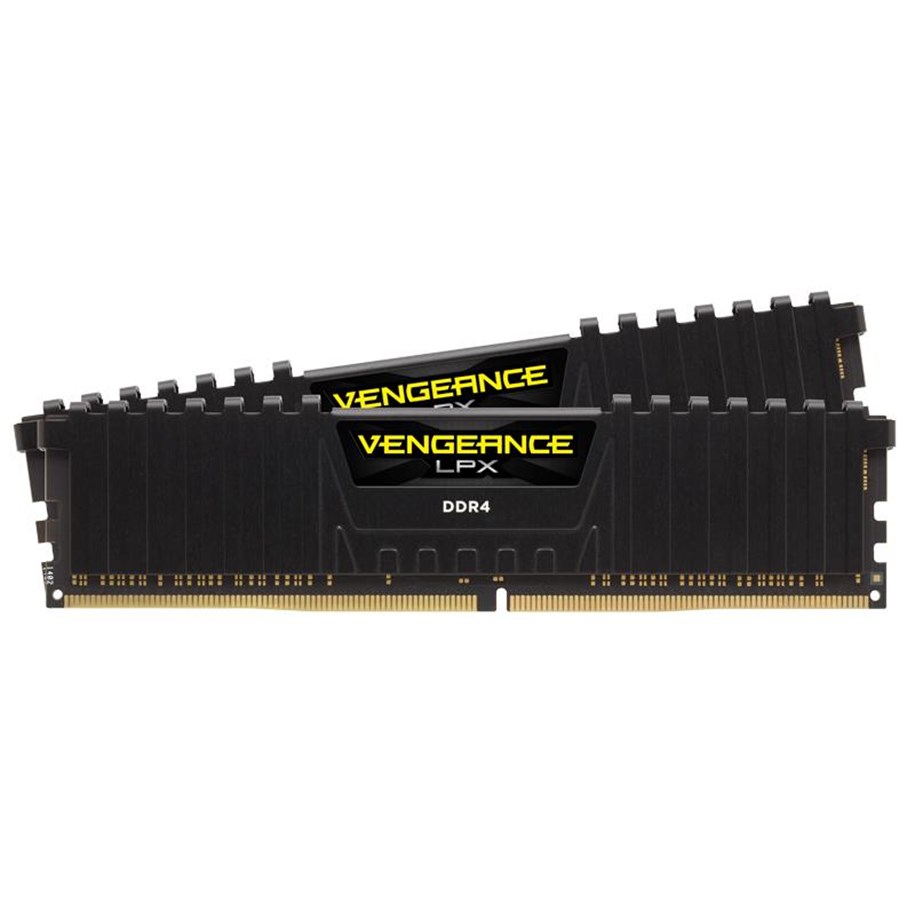 RAM - Corsair Vengeance LPX DDR4-3600 - 16GB - CL18 - Dual Channel (2 pcs) - AMD Optimized & Intel XMP - Svart - CMK16GX4M2Z3600C18