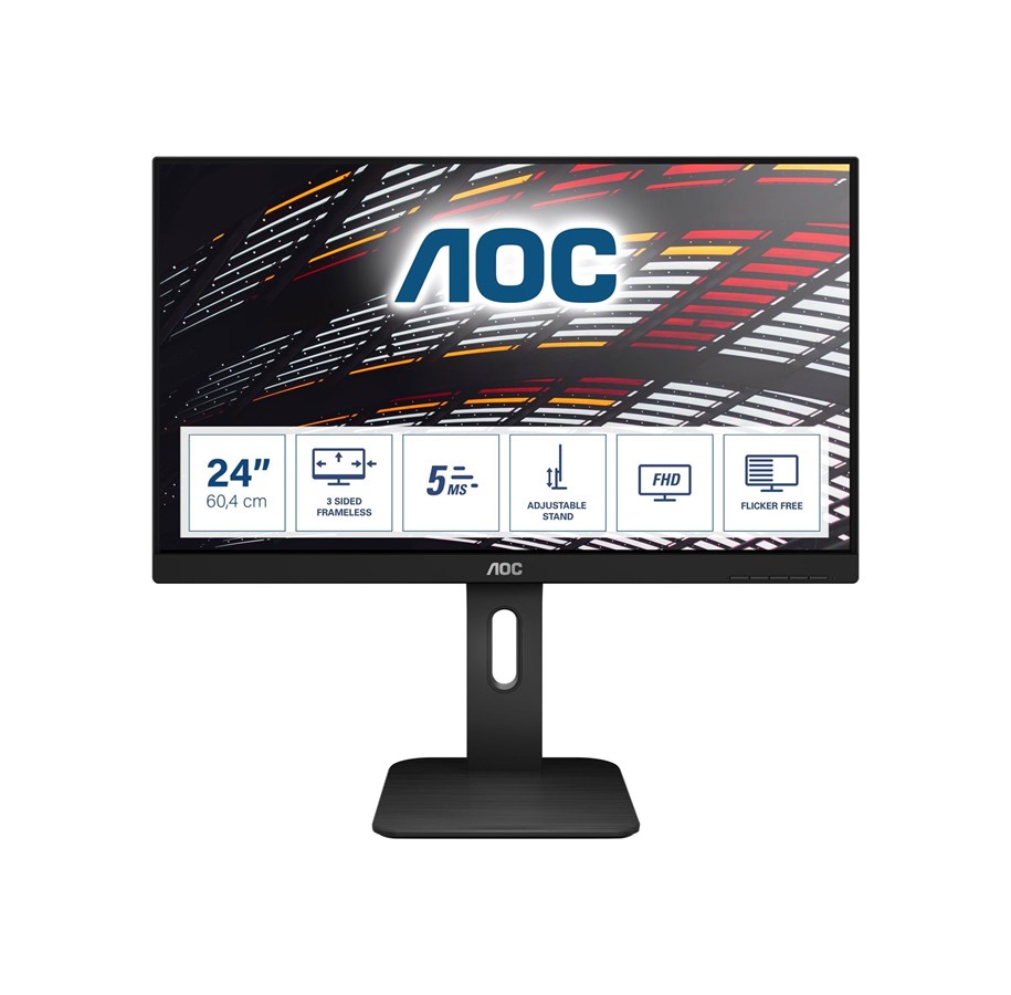 Skjerm - 24" AOC 24P1 - 1920x1080 (FHD) - 60Hz - IPS - 24P1