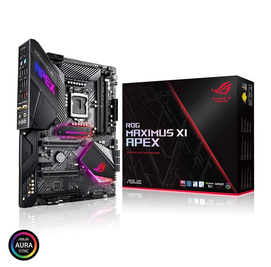 Hovedkort - ASUS ROG MAXIMUS XI APEX Hovedkort - Intel Z390 - Intel LGA1151 socket - DDR4 RAM - ATX - 90MB0XV0-M0EAY0