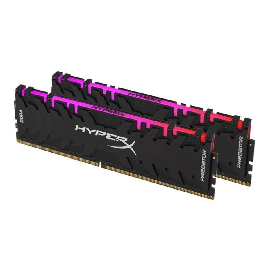RAM - Kingston HyperX Predator RGB DDR4-3200 C16 DC - 16GB - HX432C16PB3AK2/16