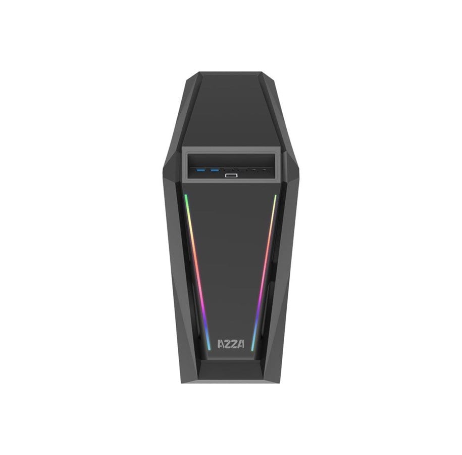 Kabinett - AZZA Chroma 410A - mid tower - ATX - Kabinett - Tower - Svart - CSAZ-410A