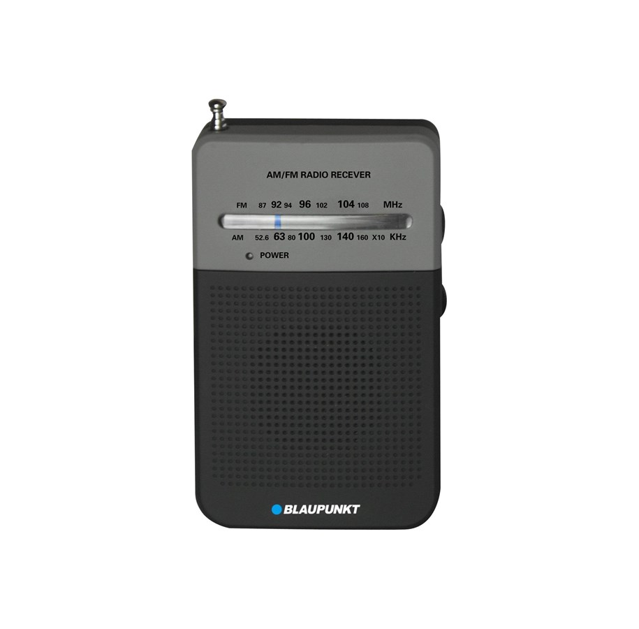 DAB, nettverks- og klokkeradio - Blaupunkt PR3BK Portable Radio AM/FM - AM/FM - Svart - PR3BK