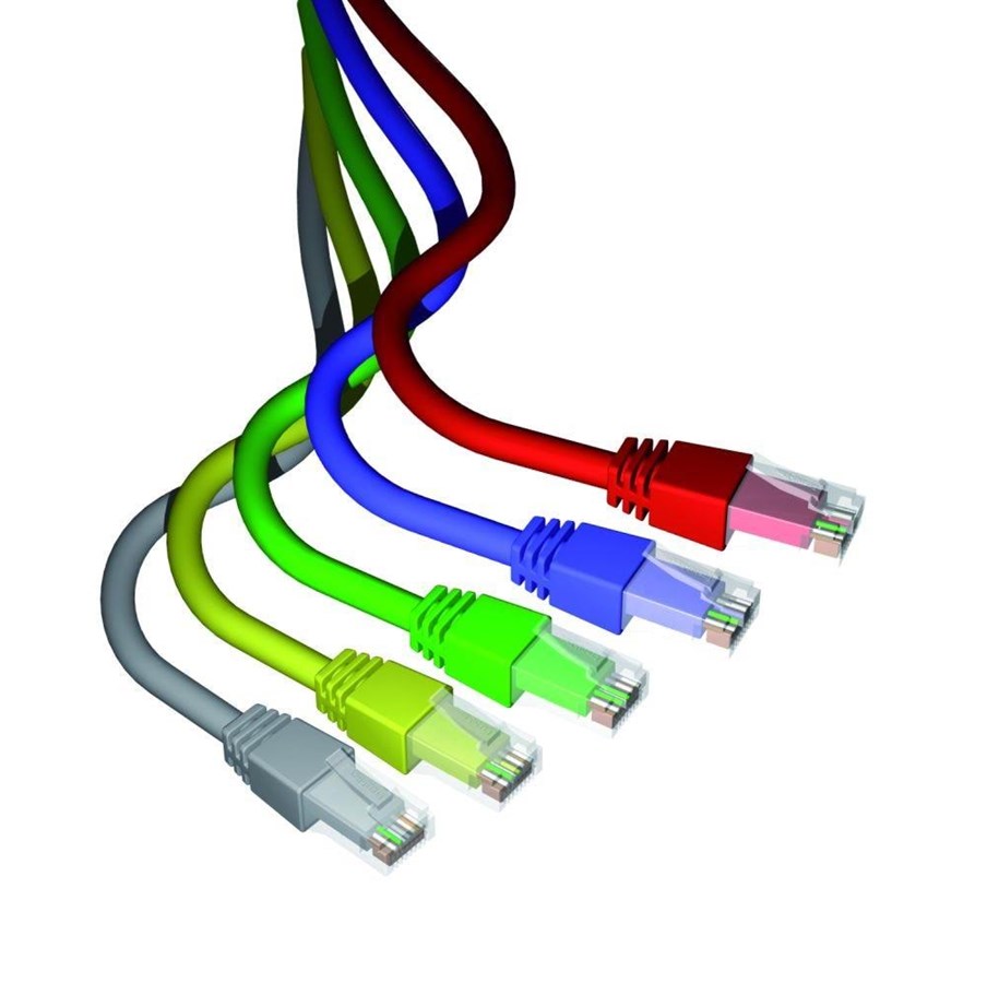 Kobber kabling - Leviton Patch cords cat6 utp 10m lszh gray - C6CPCU100-888BB