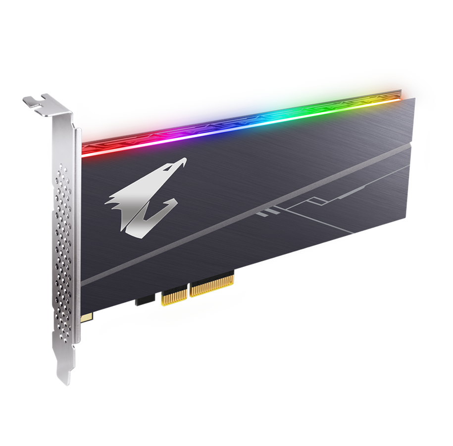 SSD - GIGABYTE AORUS RGB AIC NVMe SSD - 512GB - GP-ASACNE2512GTTDR