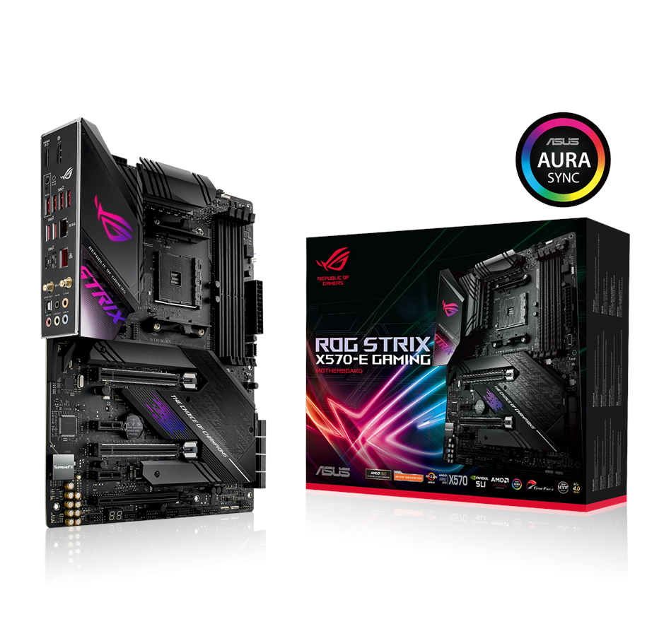 Hovedkort - ASUS ROG STRIX X570-E GAMING Hovedkort - AMD X570 - AMD AM4 socket - DDR4 RAM - ATX - 90MB1150-M0EAY0