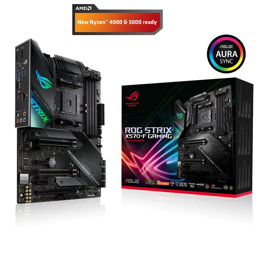Hovedkort - ASUS ROG STRIX X570-F GAMING Hovedkort - AMD X570 - AMD AM4 socket - DDR4 RAM - ATX - 90MB1160-M0EAY0
