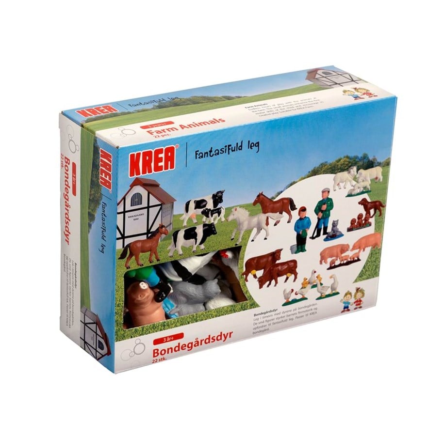 Figurer - Krea Farm Animals 22 pcs. - 2025