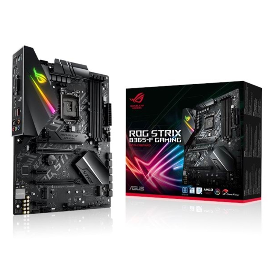 Hovedkort - ASUS ROG STRIX B365-F GAMING Hovedkort - Intel B365 - Intel LGA1151 - DDR4 RAM - ATX - 90MB11I0-M0EAY0