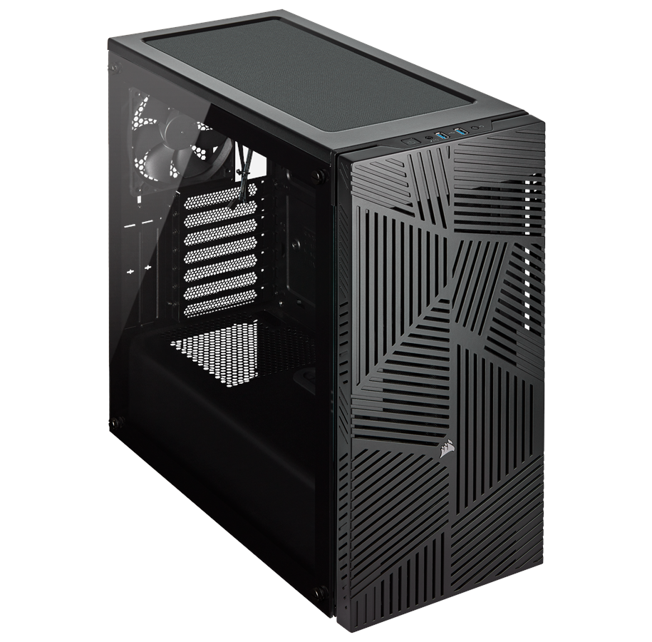 Kabinett - Corsair Carbide 275R TG Airflow - Black - Kabinett - Miditower - Svart - CC-9011181-WW