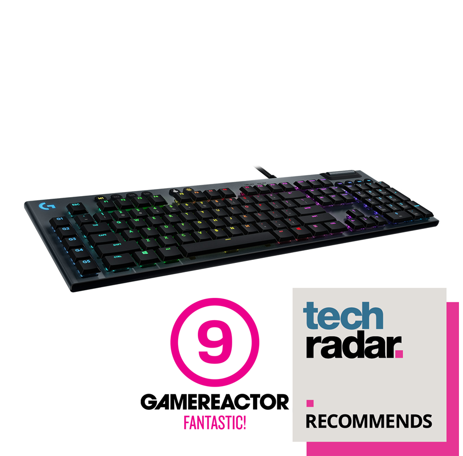 Tastatur - Logitech G815 LIGHTSYNC RGB GL Tactile - ND - Gamingtastatur - Nordisk - Svart - 920-008989