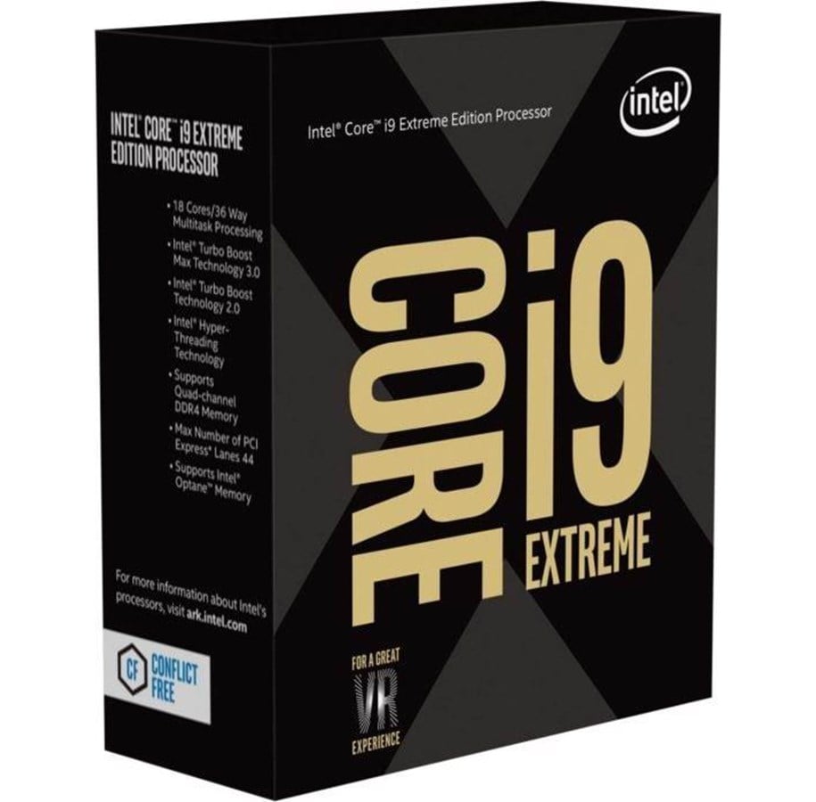 Prosessor/CPU - Intel Core i9-10980XE Cascade Lake-X Prosessor/CPU - 18 kjerner - 3 GHz - Intel LGA2066 - Intel Boks (med kjøler) - BX8069510980XE