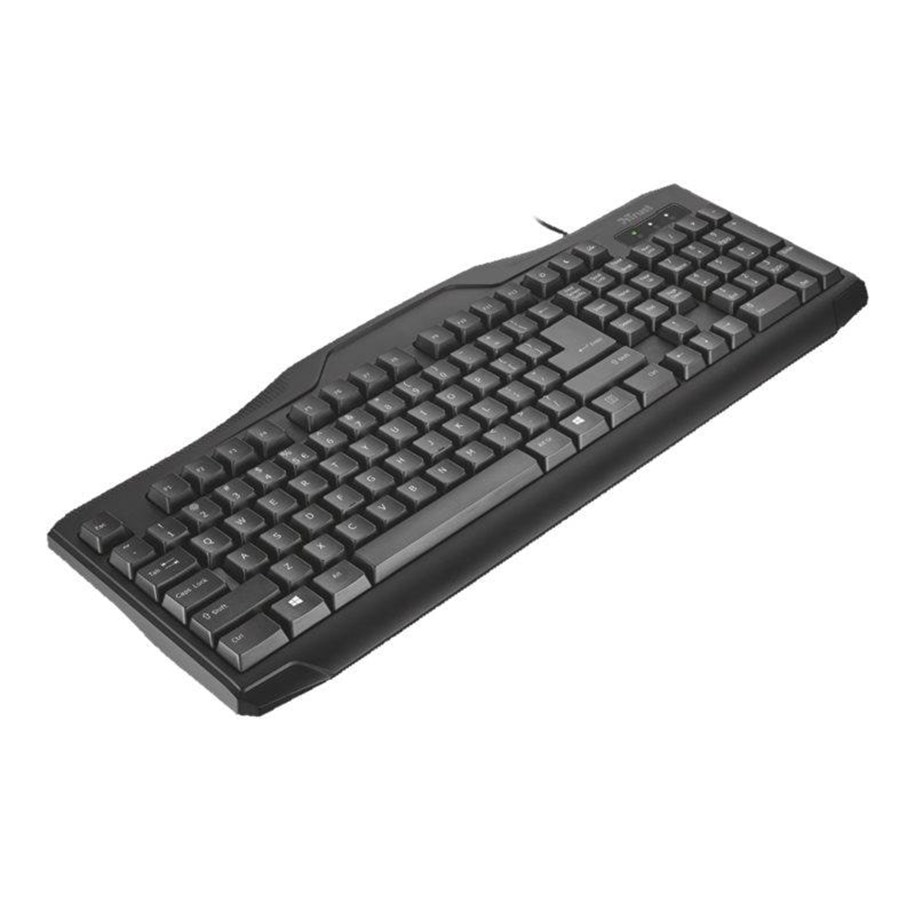 Tastatur - Trust ClassicLine Keyboard Nordic - Tastatur - Nordisk - Svart - 20634