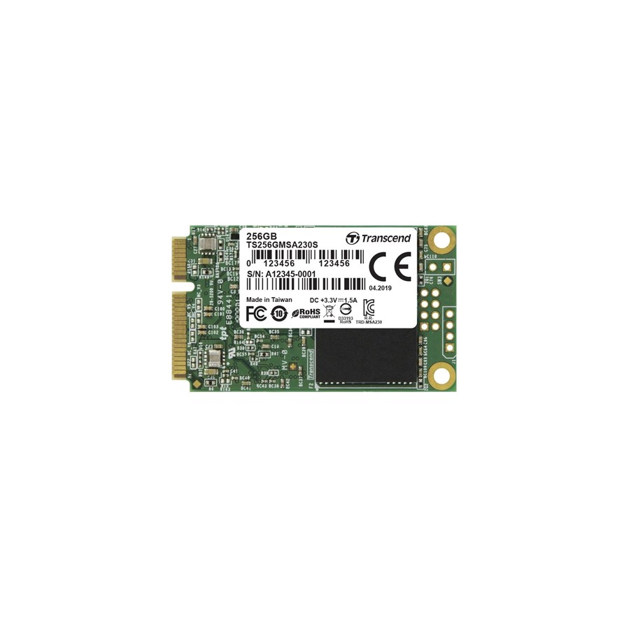 SSD - Transcend 230S SSD - 256GB - SATA-600 - mSATA - TS256GMSA230S