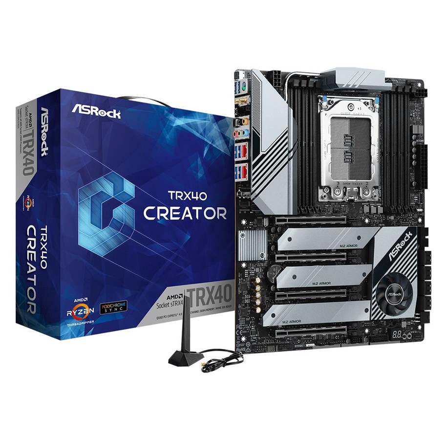 Hovedkort - ASRock TRX40 CREATOR Hovedkort - AMD TRX40 - AMD sTRX4 socket - DDR4 RAM - ATX - 90-MXBB70-A0UAYZ