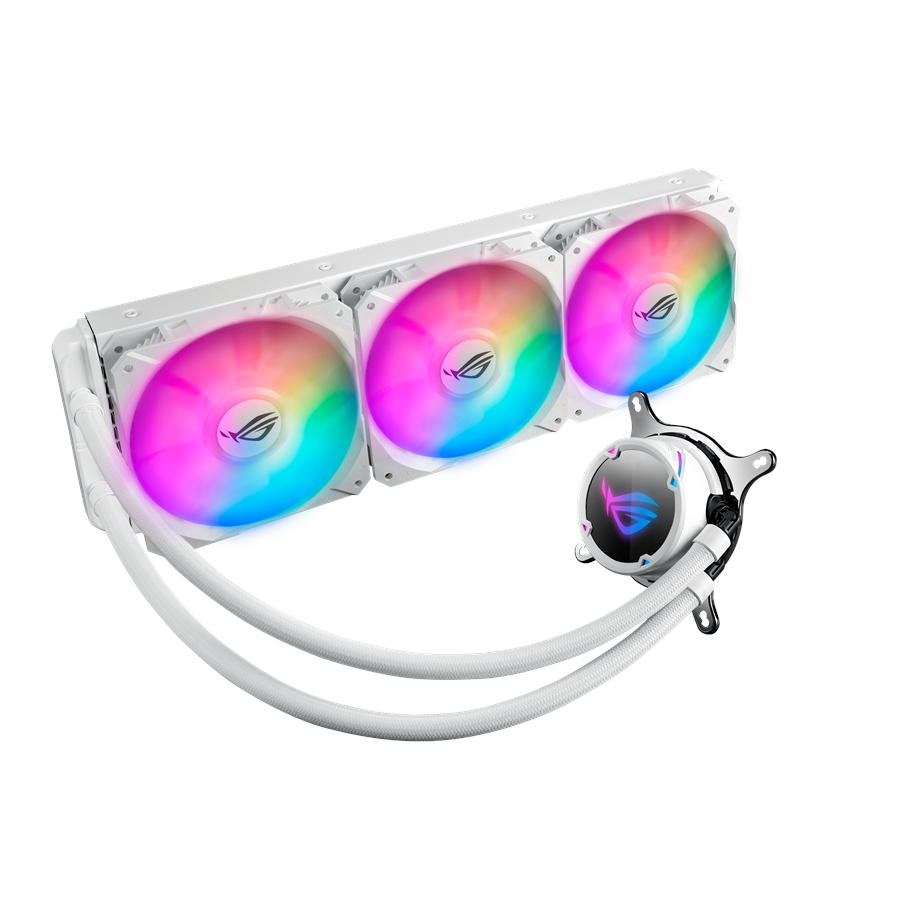Prosessor-kjøler - ASUS ROG STRIX LC 360 RGB WE - CPU Vannkjøling - Max 38 dBA - 90RC0072-M0UAY0