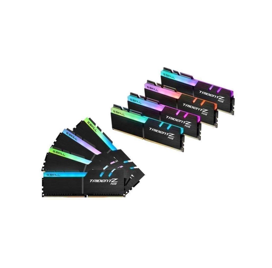RAM - G.Skill Trident Z RGB DDR4-3600 - 256GB - CL18 - Octa Channel (8 pcs) - Intel XMP - Svart med RGB - F4-3600C18Q2-256GTZR