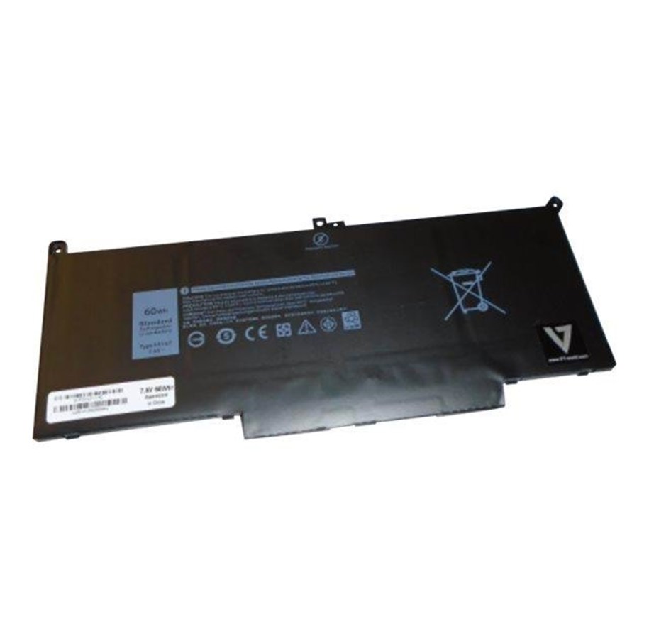 Bærbar PC - Batteri  - V7 BAT DELL LATITUDE 7280      CPNT - D-F3YGT-V7E