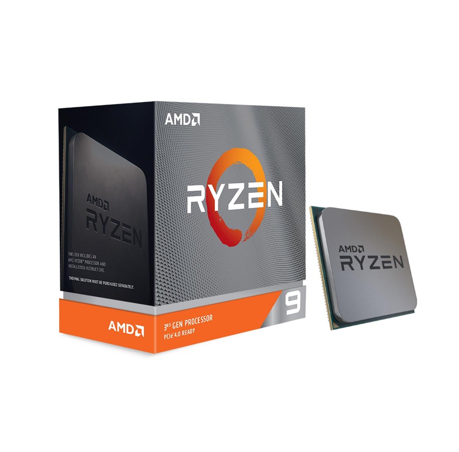 Prosessor/CPU - AMD Ryzen 9 3900XT Prosessor/CPU - 12 kjerner - 3.8 GHz - AMD AM4 - AMD Boks (uten kjøler) - 100-100000277WOF