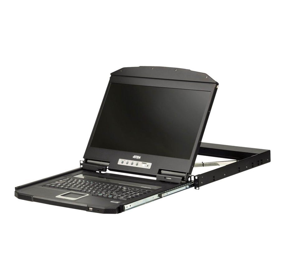 Skjerm - 18" ATEN CL3700NW-ATA-AG 1U Ultra Short Depth Sin - CL3700NW-ATA-AG
