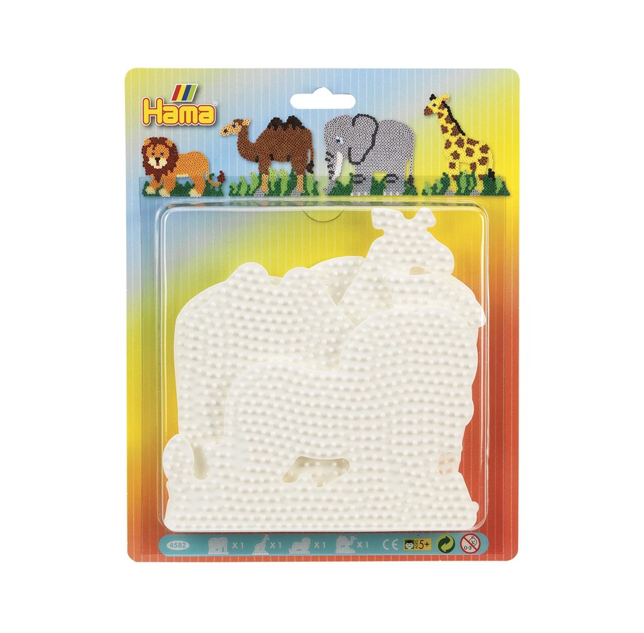 Kreative leker - Hama Ironing Beads Pegboards - Animals 4pcs. - 4582