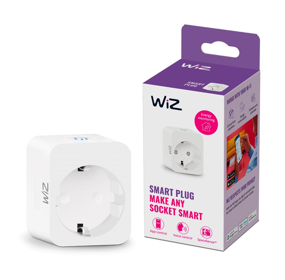 Smarthus - WiZ Smart Plug, 2300W - 929002427614