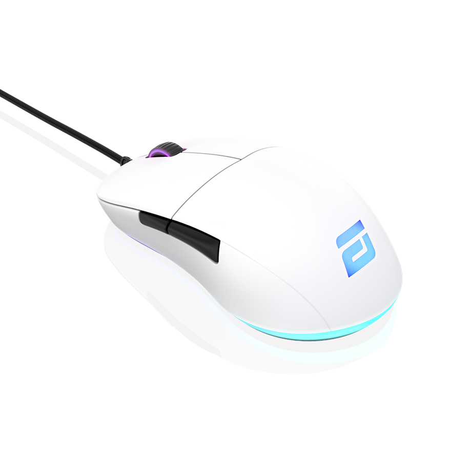 Mus - Endgame Gear XM1 RGB - White - Gaming mus - Optisk - 5 - Hvit med RGB lys - EGG-XM1RGB-WHT