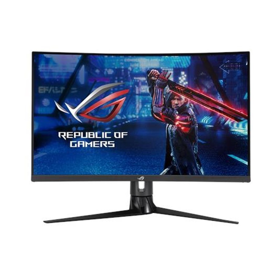Skjerm - 32" ASUS ROG Strix XG32VC - 2560x1440 (QHD) - 170Hz - VA - USB HUB & KVM Switch - Buet - 90LM03S0-B04170