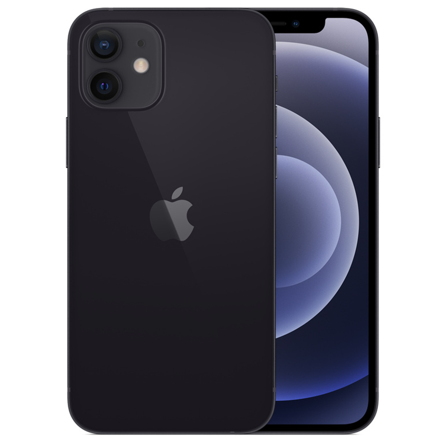 Mobiltelefoner - Apple iPhone 12 5G 64GB - Black - MGJ53QN/A