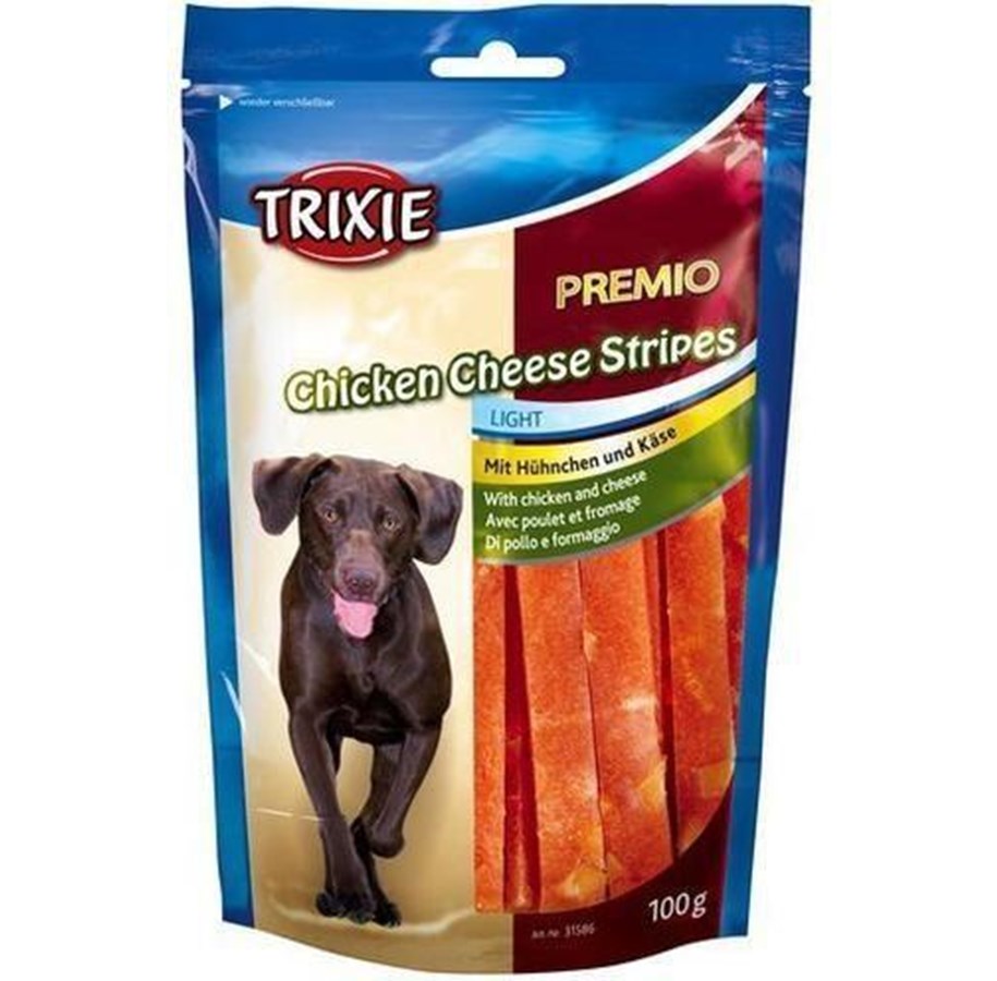 Hund - Trixie Snacki Premio kyllingestrimler 100g - TX-31586
