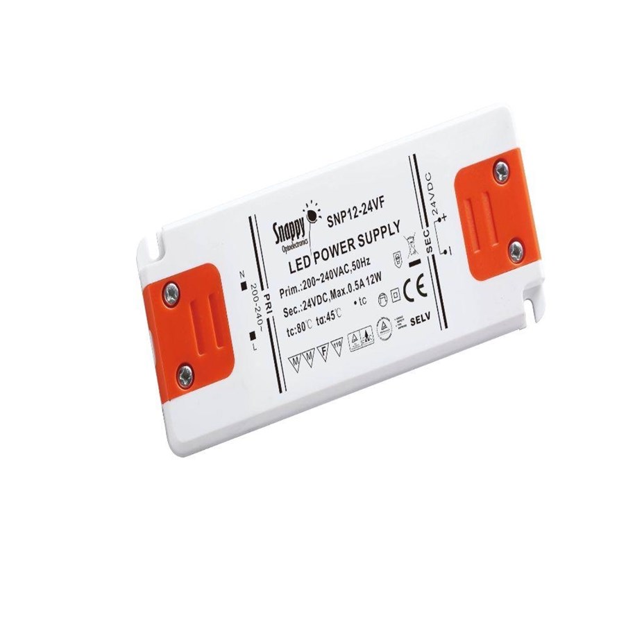 Drivere, spoler og transformatorer - DEVELTRON 24vdc led power supply 12w - snappy - VN600241