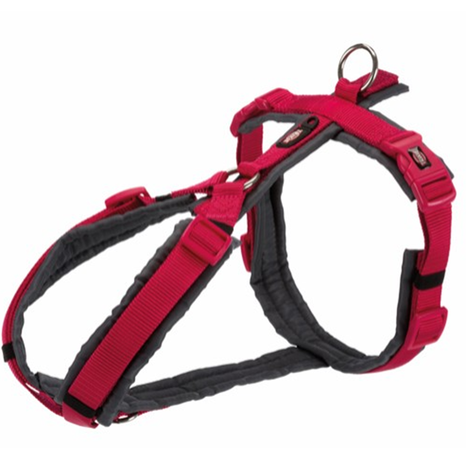 Hund - Trixie Premium Trekking Harness XL: 80–97 cm/25 mm Fuchsia - TX-1997511