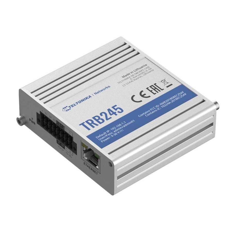 Nettverksutstyr - Teltonika TRB245 Industrial M2M LTE Gateway - TRB245000000