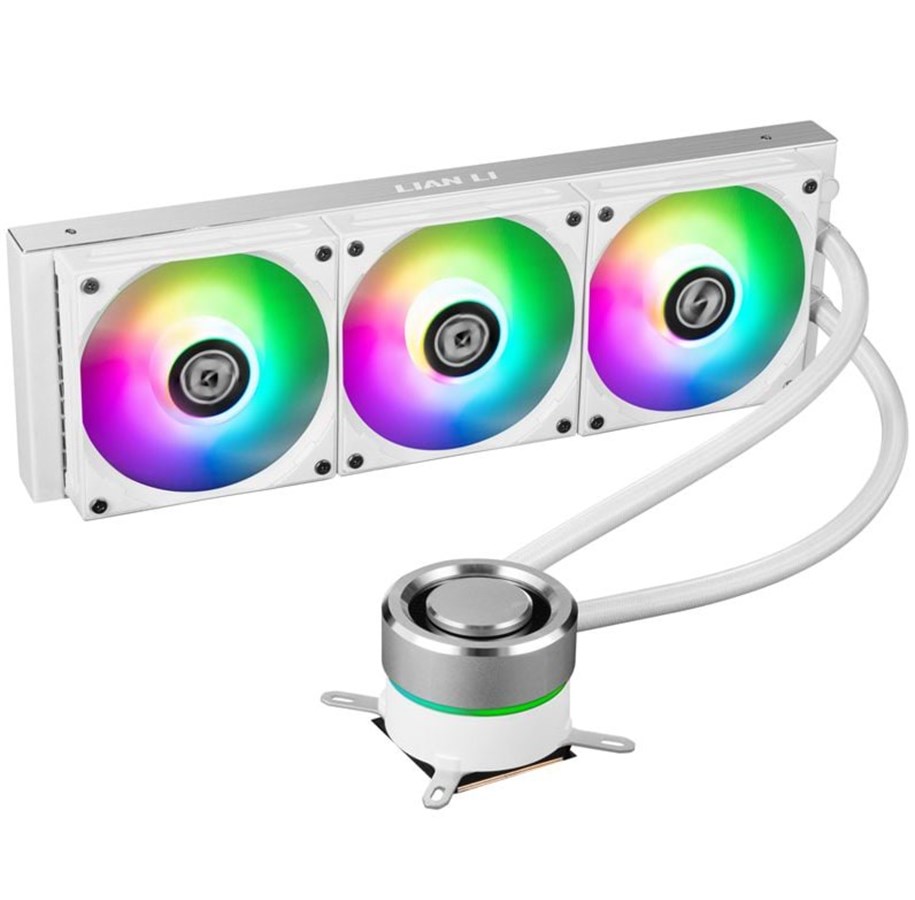 Prosessor-kjøler - Lian Li GALAHAD AIO 360 RGB V2 - White - CPU Vannkjøling - Max 32 dBA - GALAHAD AIO 360 RGB WHITE
