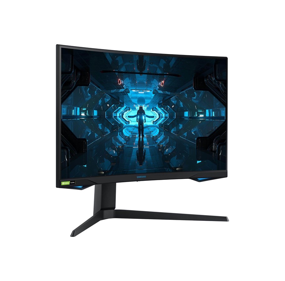 Skjerm - 27" Samsung Odyssey G7 - 2560x1440 - 240Hz - VA - Curved - LC27G75TQSRXEN