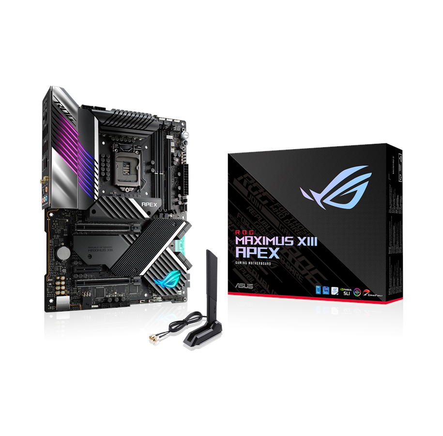 Hovedkort - ASUS ROG MAXIMUS XIII APEX Hovedkort - Intel Z590 - Intel LGA1200 - DDR4 RAM - ATX - 90MB16E0-M0EAY0