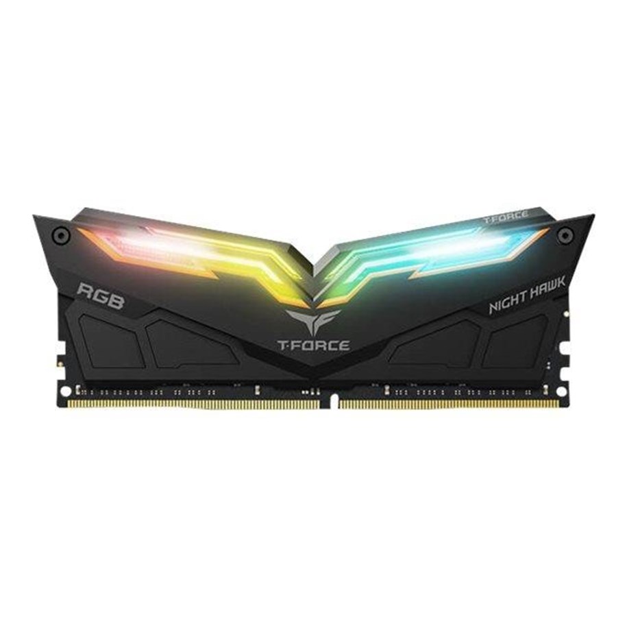 RAM - Team Group T-Force Night Hawk RGB Black DDR4-3600 DC - 32GB - TF1D432G3600HC18JDC01