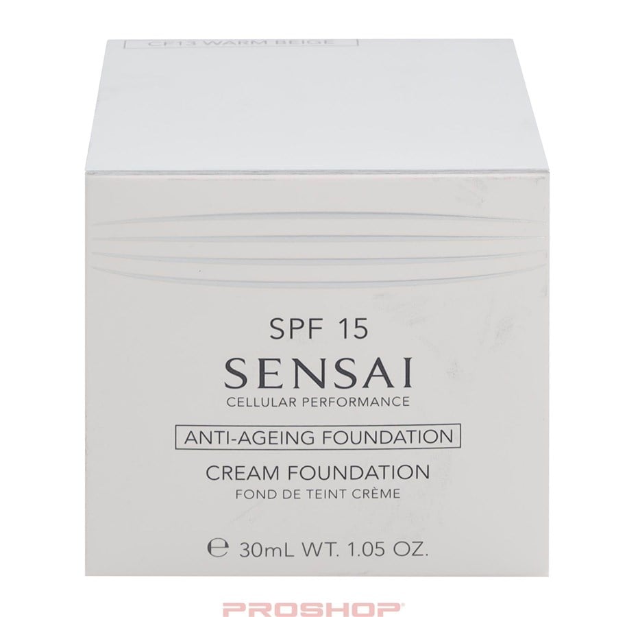 Sminke - Sensai Cp Cream Foundation SPF15 - CF13 Warm Beige - 4973167907368
