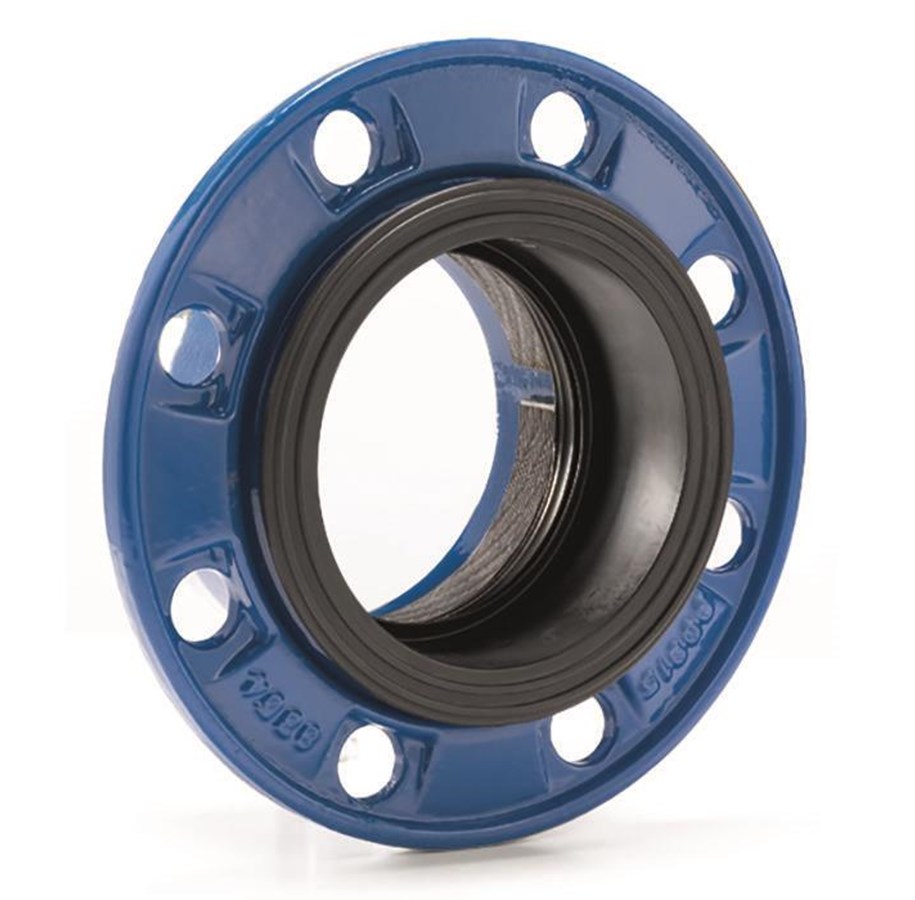 Vannforsyning produkter - Avk combi-flange for pe- and pvc pipes pn 10/16 dn100 mm ø110 mm - 05110601600