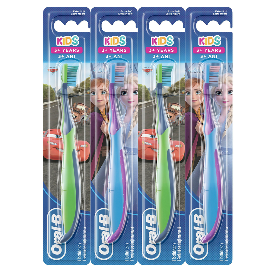Elektrisk tannbørste - Oral-B Tannbørste Kids Manuell Tannbørste, Frozen eller Cars - 3014260306779