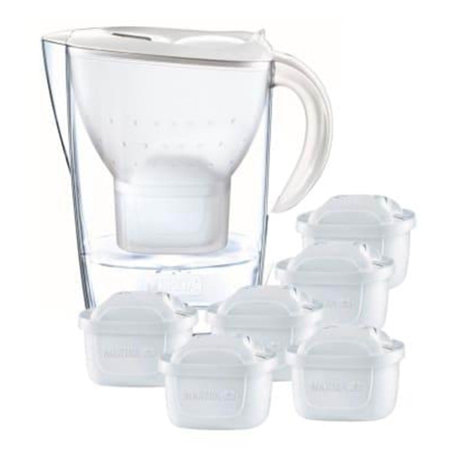 Kjøkkentilbehør - Brita Marella Cool white incl. 6 Maxtra+ Filter - 4006387076696